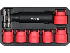 Набір для чищення гвинтів та штифтів 9шт YATO YT-25385
