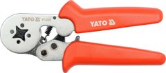 Обжимной инструмент для наконечников, обжимные клещи для разъемов 0,2-6 мм² YATO YT-2305