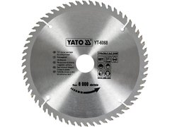 Пильний диск WIDIA для дерева 210х60Tх30мм YATO YT-6068