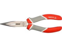 Плоскогубці з довгими губками, вигнуті 200 мм YATO YT-2028