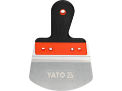 Нержавіючий гнучкий округлий шпатель для відра 160мм YATO YT-52320