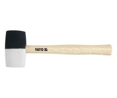 Гумовий молоток із дерев'яною ручкою 980 г YATO YT-4605