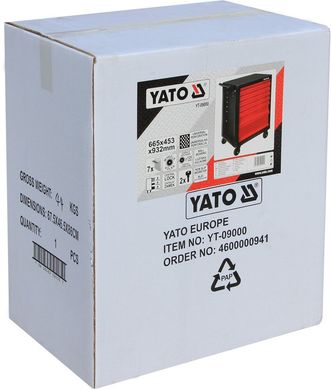 Передвижной шкаф-тележка для инструмента на СТО YATO YT-09000