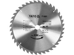 Пильний диск WIDIA для дерева 350x40Tx30мм YATO YT-6081
