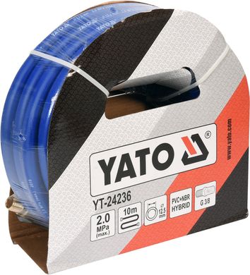 Пневматичний гібридний шланг 3/8" 10 м YATO YT-24236