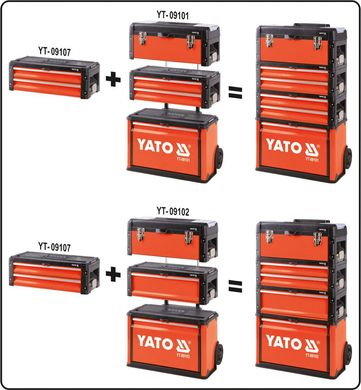 Инструментальный ящик YATO YT-09107