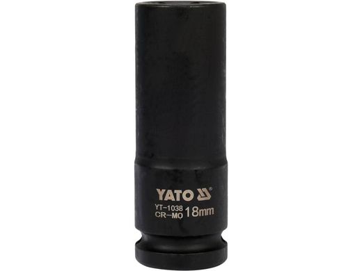 Ударная головка 1/2'' длиной 18 мм YATO YT-1038