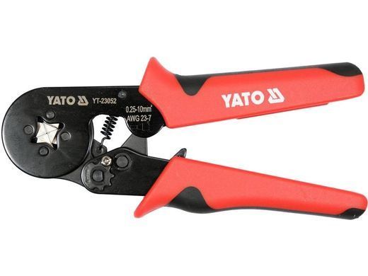 Обтискні кліщі для втулок 0,25-10 мм&sup2; в комплекті 1200 шт YATO YT-23052