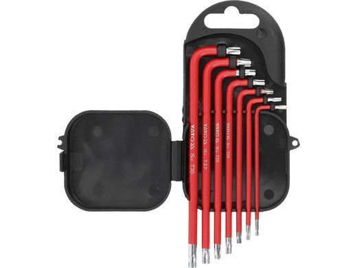 Набір шестигранних ключів Torx із покриттям, 7 шт. YATO YT-0562