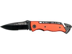 Спасательный складной нож 200мм YATO YT-76052