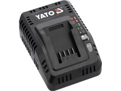 Интеллектуальное зарядное устройство 18В (2,4-4,5А) с системой охлаждения YATO YT-828500