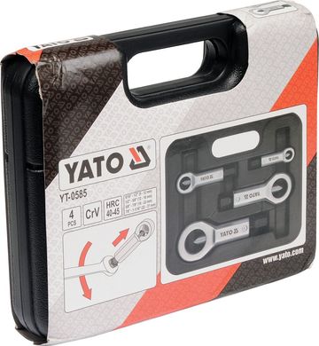 Набір гайколомів 4 предмета (9-27 мм) YATO YT-0585