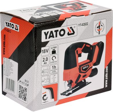 Лобзик аккумуляторный YATO YT-82822
