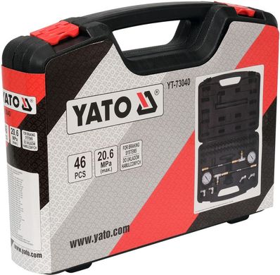Тестер давления в тормозной системе 46 элементов YATO YT-73040