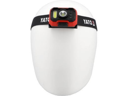 Акумуляторний ліхтар налобний з датчиком руху YATO YT-085942