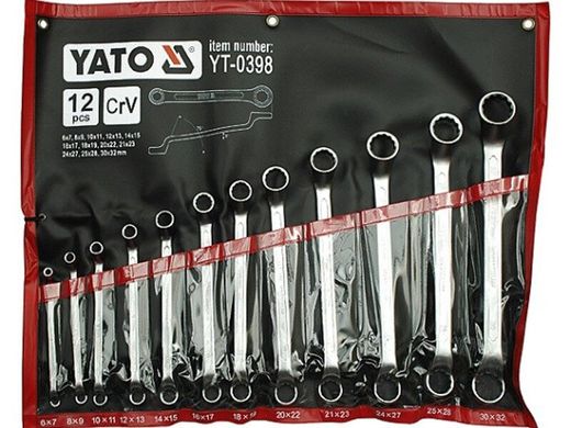 Набор накидных ключей YATO YT-0398