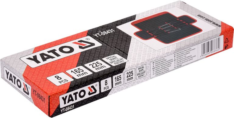 Набір гачків і лопаток YATO YT-08431