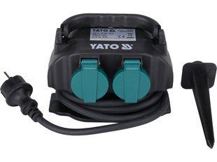 Садова розетка з приводом IP44 4X230В YATO YT-81270