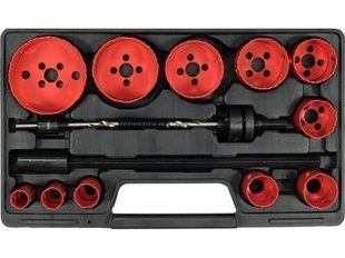Универсальные кольцевые пилы, комплект 15 шт YATO YT-3381