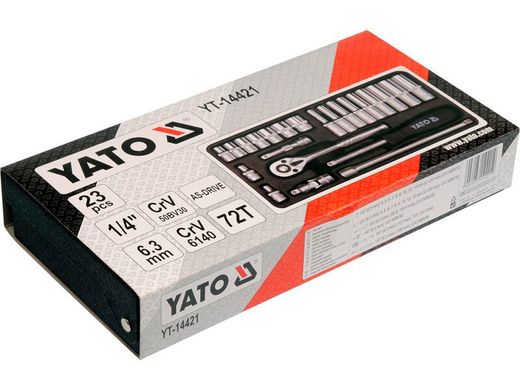 Набір головок для ремонту автомобіля YATO YT-14421