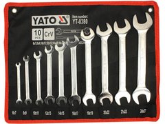 Набор профессиональных рожковых ключей YATO YT-0380