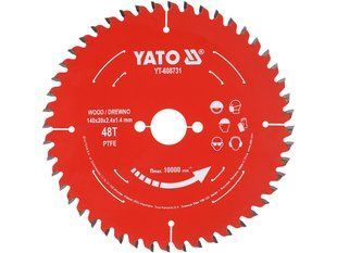 Диск пиляльний для дерева TCT PTFE 140x20x48T YATO YT-608731