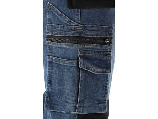 Робочі штани з еластичних джинсів темно-синій YATO YT-79054 розмір XL