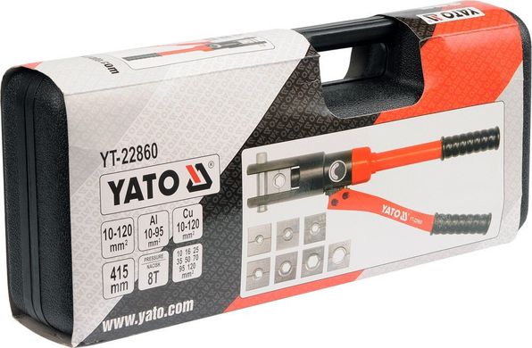 Пресс ручной гидравлический 415 мм YATO YT-22860