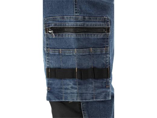 Рабочие брюки из эластичных джинсов темно-синий YATO YT-79055 размер 2XL