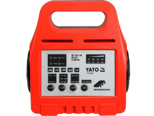 Зарядное устройство для авто YATO YT-8301