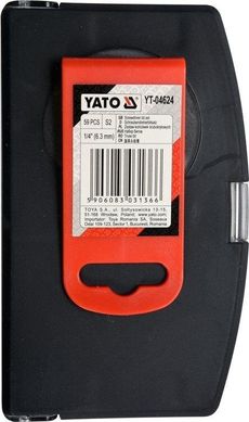Набор бит с держателем 1/4" 59 предметов YATO YT-04624