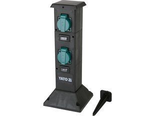 Садовий сталевий розетковий стовп PP IP44 4х230В YATO YT-81274
