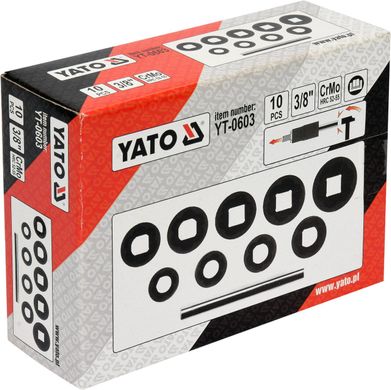 Экстракторы для выворачивания сломанных винтов YATO YT-0603