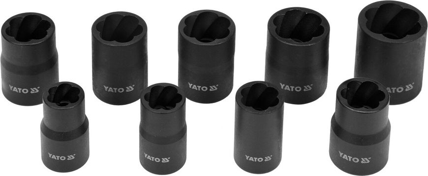 Экстракторы для выворачивания сломанных винтов YATO YT-0603