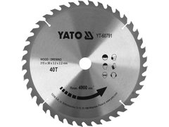 Пильний диск WIDIA для дерева 315х40Tх30мм YATO YT-60791
