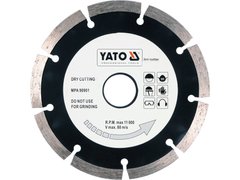 Диск отрезной сегментный алмазный 180 мм YATO YT-6004