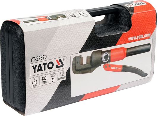 Гідравлічний болторіз для арматури 6 тонн YATO YT-22870