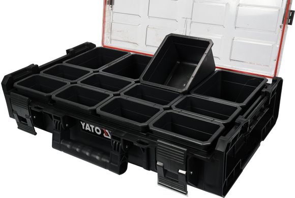 Органайзер системный XL S1 с контейнерами YATO YT-09180