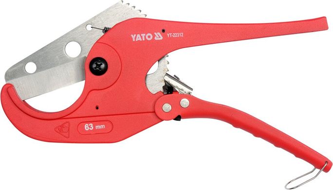 Ножиці для різання пластикових труб до 63мм YATO YT-22312