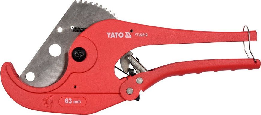 Ножницы для резки пластиковых труб до 63мм YATO YT-22312
