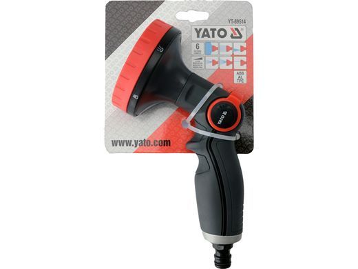6-функціональний пістолет-розпилювач для поливу саду YATO YT-89514