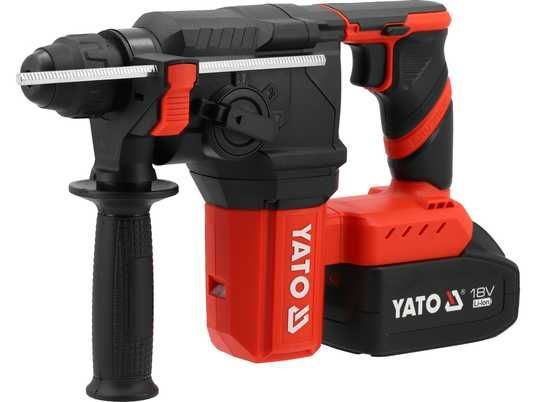 ▷ Бесщеточная ударная дрель SDS+ 18 В 2x4 Ач YATO YT-827722 Yato