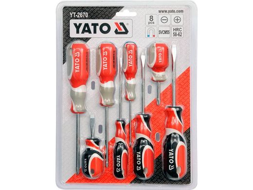 Профессиональный набор отвёрток YATO YT-2670