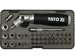 Набір біт для шуруповерта з тріскачкою YATO YT-2806