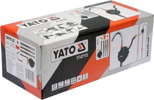 Роторный насос для перекачки масла YATO YT-07115