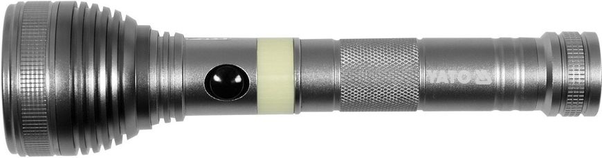 Ультрафіолетовий ліхтарик акумуляторний + комплект окулярів YATO YT-08588