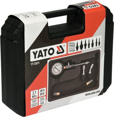 Компрессометр для бензиновых двигателей YATO YT-73011