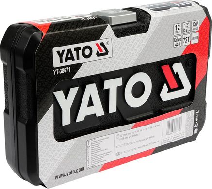Набір інструментів 12 предметів YATO YT-38671