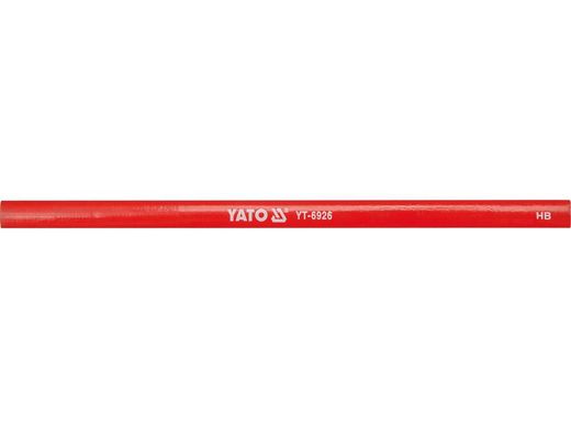 Олівець муляра червоний 245 мм 144шт. YATO YT-6926