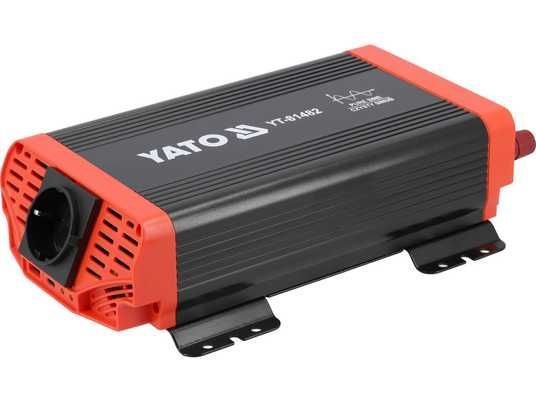 ▷ Преобразователь напряжения 12/230В 600Вт PURE SINUS YATO YT